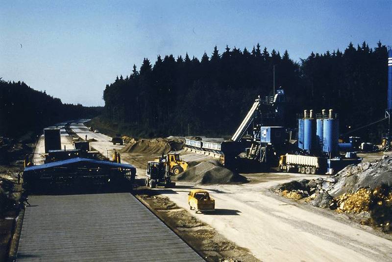 Autobahn Bau bei Nietheim